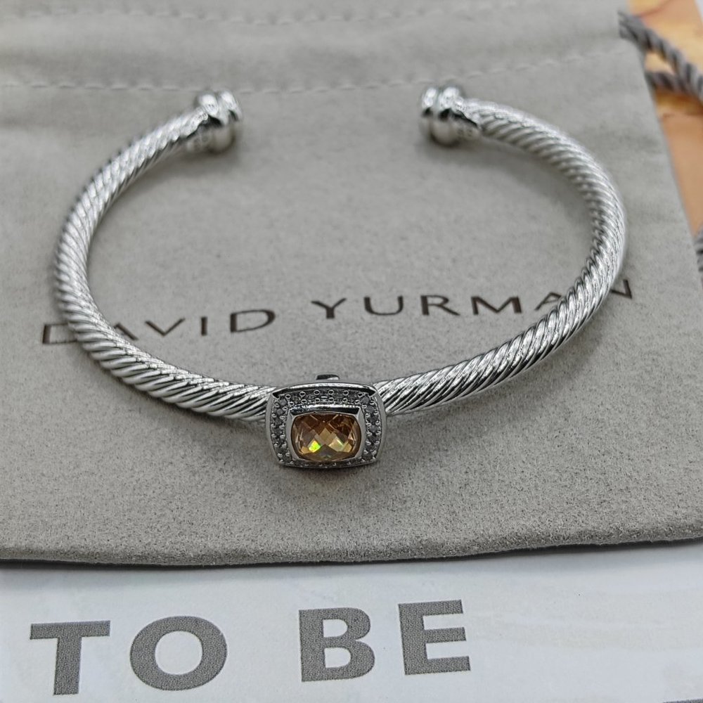 DY vintage 4mm champagne bracelet size M